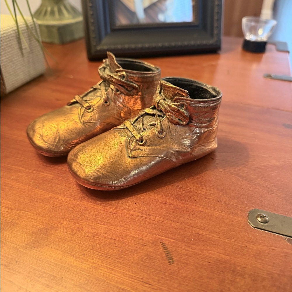1960’s Copper Dipped Baby Shoes